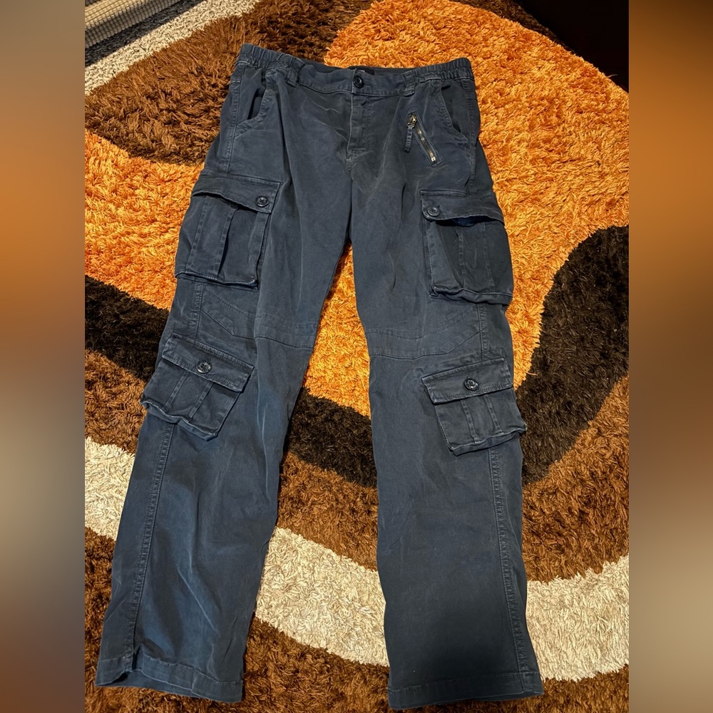 Ochenta, Navy Blue, Women’s, Cargo Pants